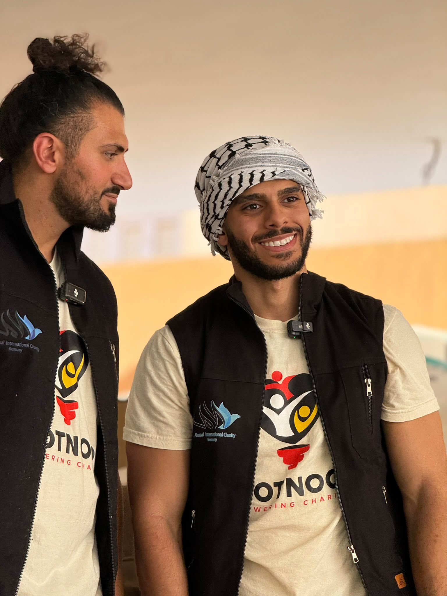 Hassan Hallal with @Wissamnabulsi, 8 Dominoes of Life community
