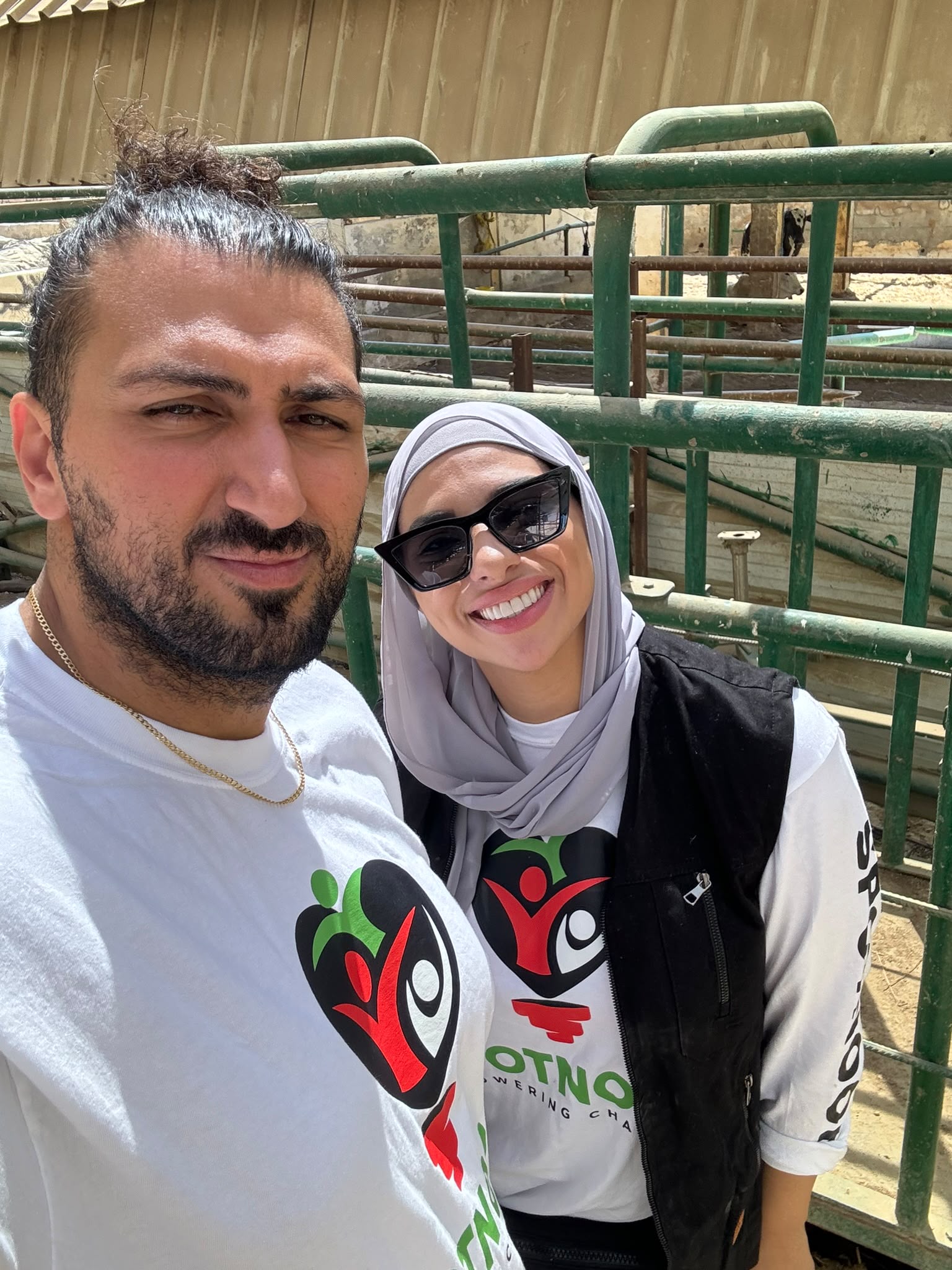 Hassan Hallal with @ninakhaoufeh, 8 Dominoes of Life community