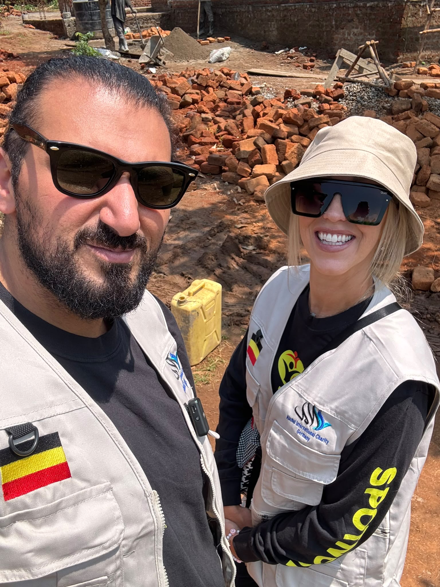 Hassan Hallal with @theblondemuslim, 8 Dominoes of Life community
