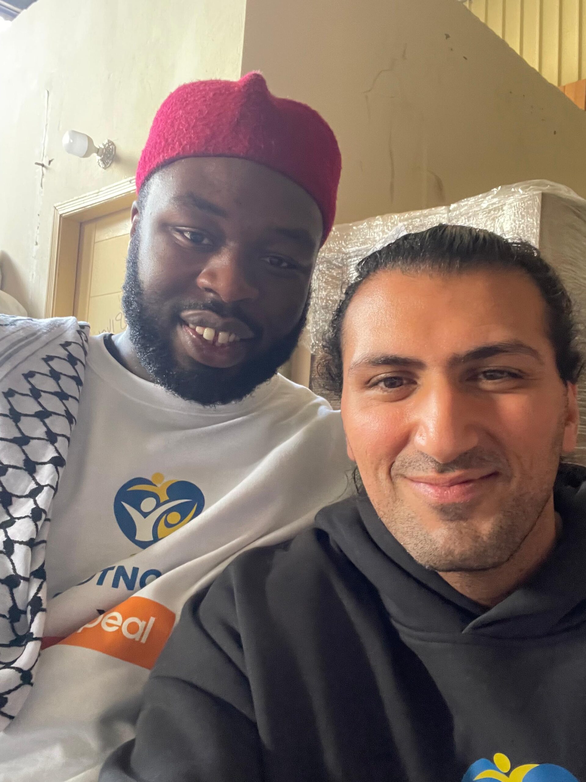 Hassan Hallal with @mustafabriggs, 8 Dominoes of Life community